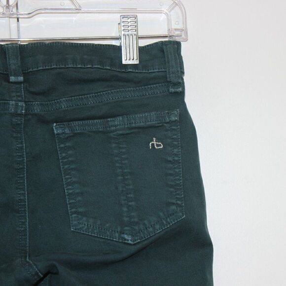 Rag & Bone Ombré Green jean legging Women Size 25 - Picture 8 of 12